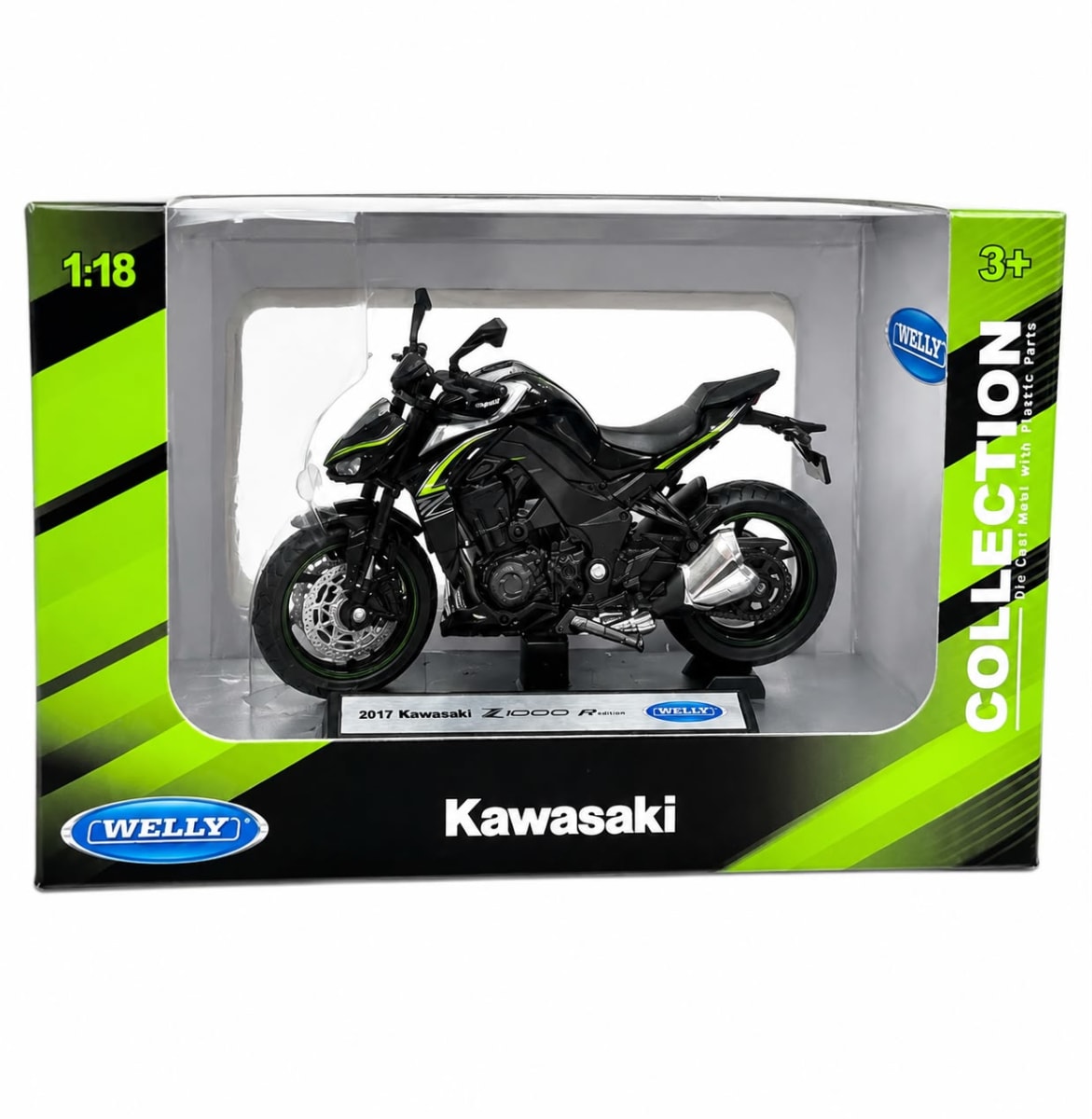 MOTO KAWASAKI 2017 Z1000R 1:18 - WELLY1
