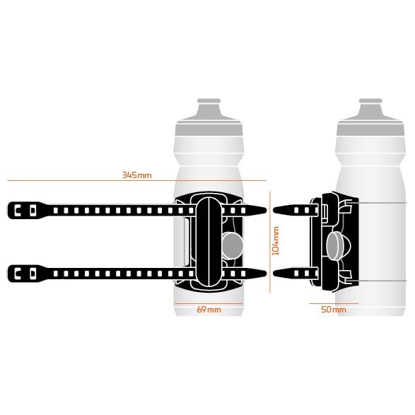 FIDLOCK TWIST SET UNI CONNECTOR + UNIBASE2