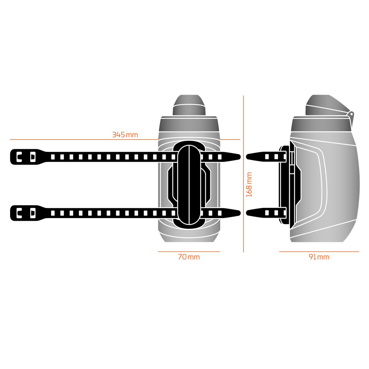 BOTELLA FIDLOCK TWIST SET CON UNIBASE 24
