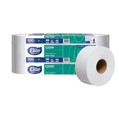 PAPEL HIGIENICO ELITE CLASSIC 500 MTS X ROLLO