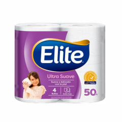 PAPEL HIGIENICO ELITE MEGA ULTRA 50 MTS X 4