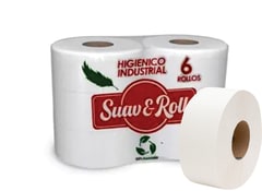 PAPEL HIGIENICO SUAV Y ROLL X UNIDAD 300 MTS