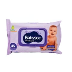 TOALLITAS HUMEDAS BABYSEC PREMIUM 45 UNIDADES