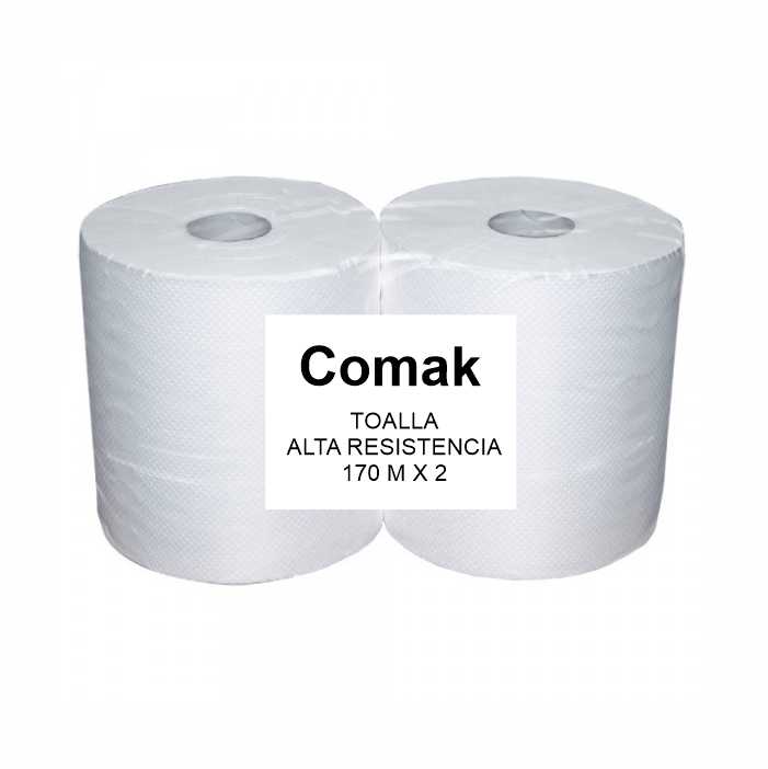 TOALLA DE PAPEL COMAK 170 MTS  X 2 ROLLOS1