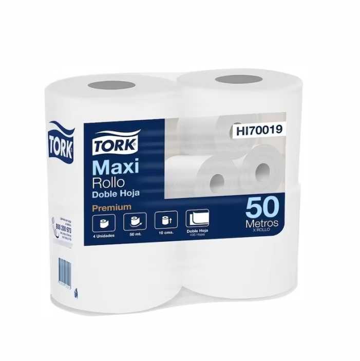 PAPEL HIGIENICO TORK 50 MTS X 4 ROLLOS1