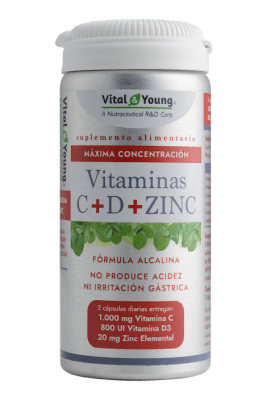 VItamina C + D + Zn 615mg1