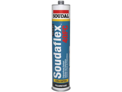 Adhesivo sellador de poliuretano Soudaflex 40FC GRIS 300ML1