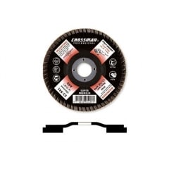 DISCO OXIDO ALUMINIO CROSSMAN 115X22,2 GRANO 100 #52554 (OF)1