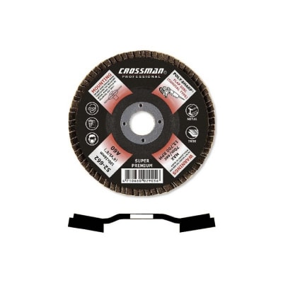 DISCO OXIDO ALUM. CROSSMAN.CONICO 180X22,2 GR.60 #52692 (OF)1