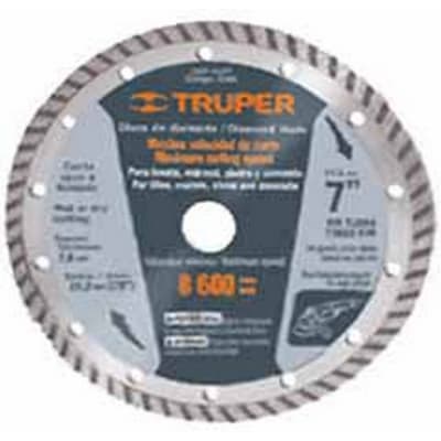DISCO CORTAR TRUPER DIAMANTADO TURBO # DID-245 (DDT-1513T) 4.1/2''1