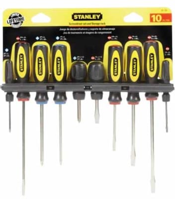 ATORNILLADOR STANLEY # 60100 (64010) 10 PZAS(OF)1