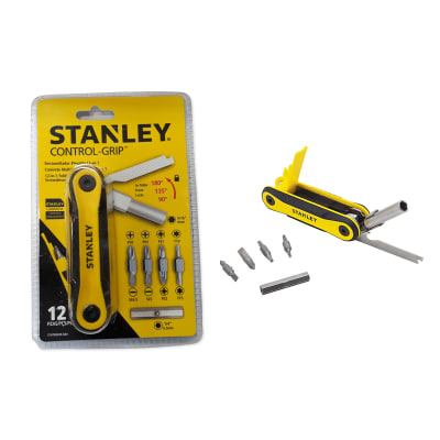 ATORNILLADOR PLEGABLE STANLEY # STHT80699-840 12 EN 1(OF) puntas intercambiables. Punta Cruz : #1 #1