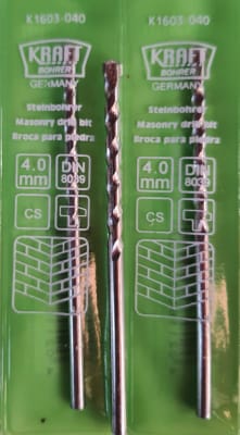BROCA CONCRETO KRAFT BOHRER GERMANY 4,0MM1
