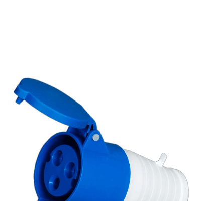 Enchufe Industrial Hembra Volante 2P + 16A 220V IP441