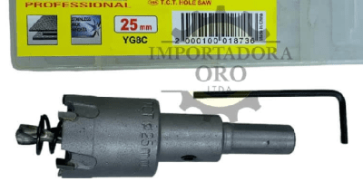 Sierra copa para metal 25mm1