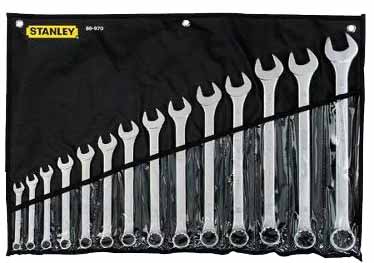 JUEGO LLAVES PUNTA CORONA STANLEY CON 14 PIEZAS DESDE 10 A 32MM #860821