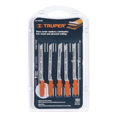 SIERRA CALAR TRUPER FINA P/MADERA C/CURVO JGO. 5 PIEZAS # ST-119-BO1