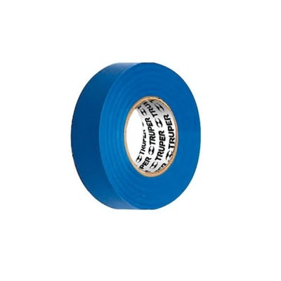 HUINCHA AISLADORA TRUPER 19MMX18M AZUL # M-33Z1