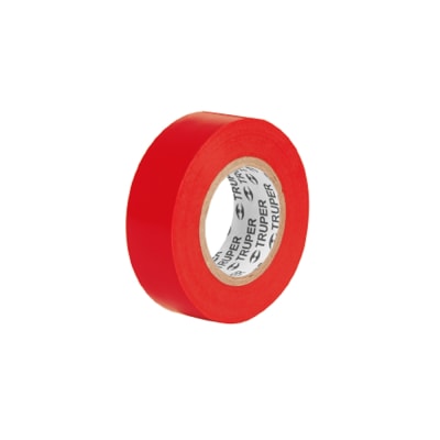 HUINCHA AISLADORA TRUPER 19MMX18M ROJA # M-33R1