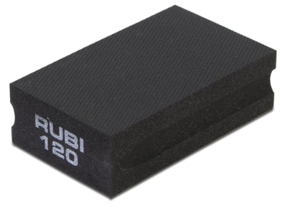 TACO DE GOMA DIAMANTADO RUBI GR.120 P/DESB. Y PULIDO # 61975(OF)1