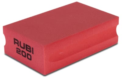 TACO DE GOMA DIAMANTADO RUBI GR.200 P/DESB. Y PULIDO # 61976(OF)1