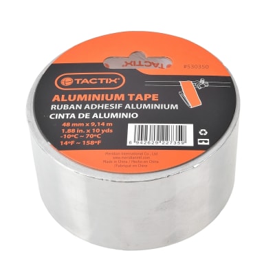 CINTA ALUMINIO PARA DUCTOS TACTIX # 530350 48MM X 9,14MT1