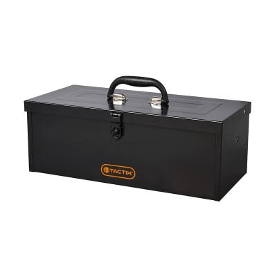 CAJA HERRAMIENTAS TACTIX #321113 METÁLICA C/ 1 BANDEJA 46,5 CM1