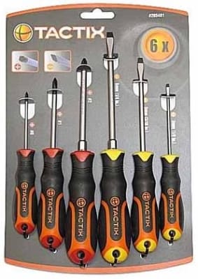 ATORNILLADOR TACTIX # 205401 JGO. 6 PZAS1