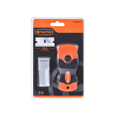 RASPADOR VIDRIO TACTIX #308003 C/5 HOJAS REPUESTO1