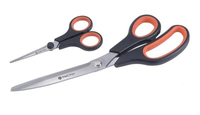 TIJERA TACTIX # 473039 JGO. 2 PIEZAS - 27 CM Y 17 CM MULTI-USOS1