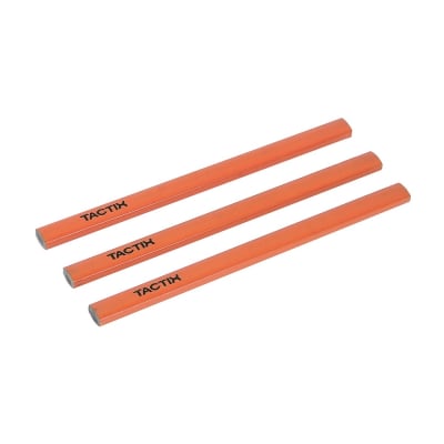 LÁPIZ CARPINTERO TACTIX # 298403 NEGRO JGO. 3 PIEZAS1