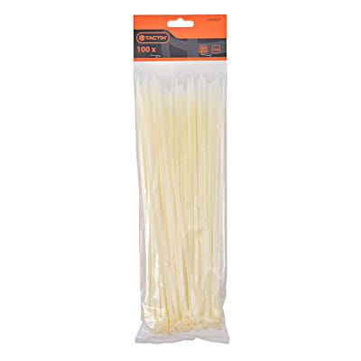 AMARRA PLÁSTICA TACTIX # 408029 BLANCA BOLSA 100 PZAS.LARGO 300MM1