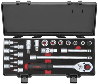 JGO. DADOS TORX MACHO y HEMBRA FORCE DE 21 PZAS.1