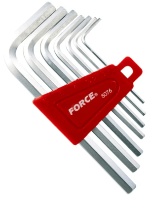 JUEGO LLAVES ALLEN DESDE 1.5 a  6 MM. 7 PZAS. FORCE1