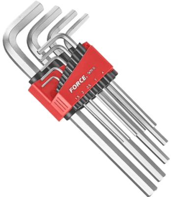 JUEGO LLAVES ALLEN DESDE 1.5 a 10 MM. LARGA FORCE1