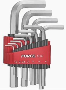 JUEGO LLAVES ALLEN 1.5-12 MM. 11 PZAS. FORCE1
