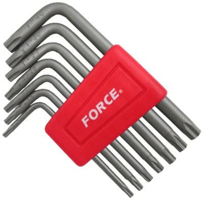 JUEGO LLAVES TORX T10-T50 9 PZAS. FORCE1