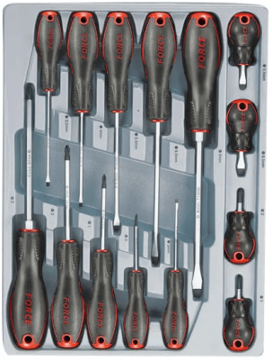 JGO. DESTORNILLADOR FORCE 14 PZAS. 8(-) 6(+) PHILLIPS1