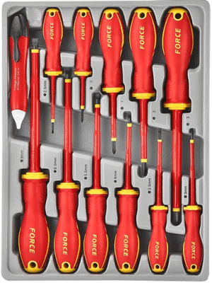 JGO. DESTORNILLADOR AISLADOS 1000V FORCE 7(-) 4(+) 1(T)1