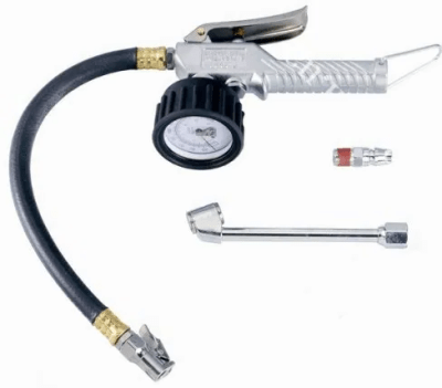 JGO. INFLADOR Y MEDIDOR PRESION DE NEUMATICOS FORCE1