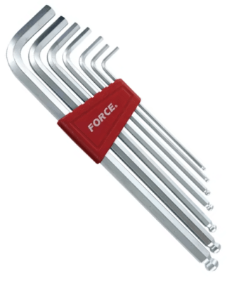 JUEGO. LLAVE ALLEN BOLA EXTRA-LARGA M/M. FORCE1