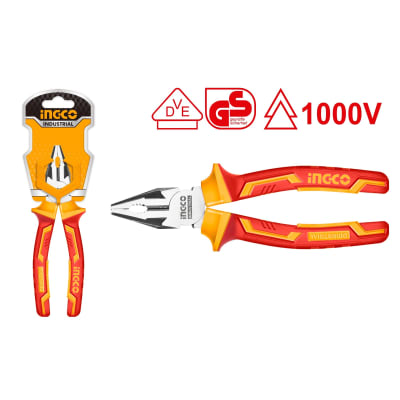 ALICATE INGCO UNIVERSAL ELECTRICISTA AISLADO 1000V 7'' # HICP281881