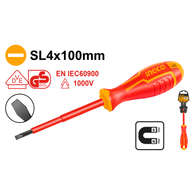 ATORNILLADOR INGCO ELECTRICO AISLADO 1000V 4 X 100 MM1