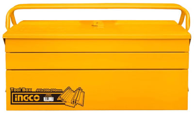 CAJA HERRAMIENTAS INGCO METÁLICA 3 BANDEJAS PLEGABLES # HTB021