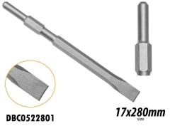 CINCEL INGCO PLANO HEX.(PDB 13008) 17 x 280 x 22 MM # DBC05228011