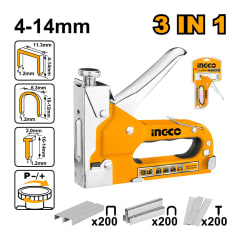 ENGRAPADORA-CLAVADORA INGCO TRABAJO MANUAL 3 EN 1 #HSG14051