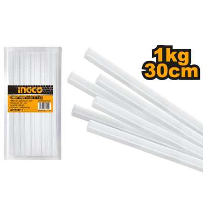 SILICONA INGCO EN BARRAS DE 30 CMS. BOLSA 1 KILO # AKTGS30111
