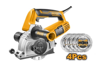 SIERRA INGCO ACANALADORA DE CONCRETO 4 DISCOS 1500W #WLC150081