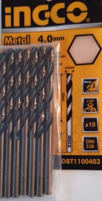 BROCA CIL AR INGCO 4,0 MM C/U2