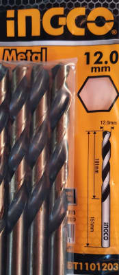 BROCA CIL AR INGCO 12,0 MM C/U2